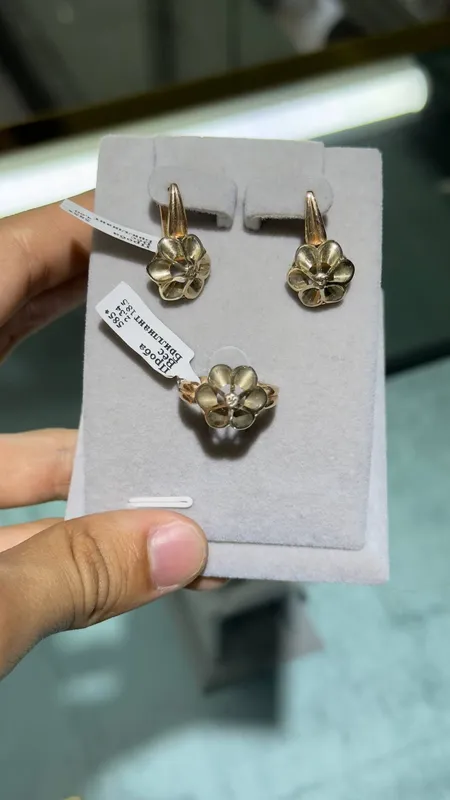золотой комплект 585 пробо 2