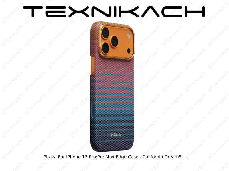 Новый. Pitaka For iPhone 17 Pro/Pro Max Edge Case Доставка 4