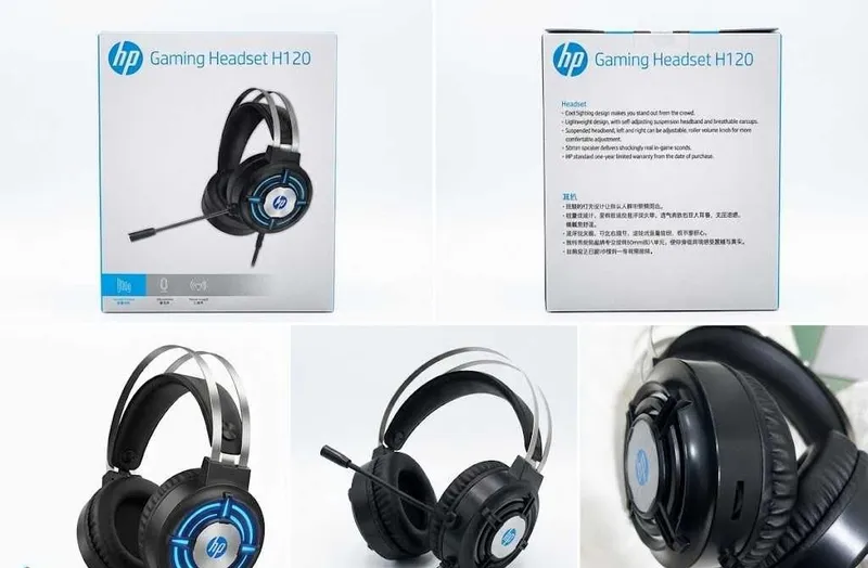 naushnik mikrafonli HP H120 / Игровые наушники с микрофоном 5 naushnik mikrafonli HP H120 / Игровые наушники с микрофоном 5