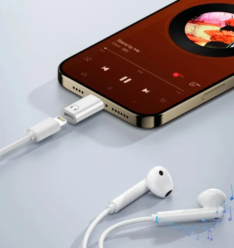 Адаптер для наушников Apple (Lightning, USB-C) — фото 2