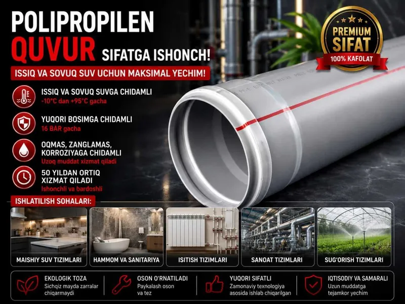 Plastherm Polipropilen Quvurlar va Fitinglar — фото 6