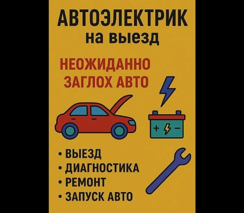 Авто электрика на выезд буду рад помочь