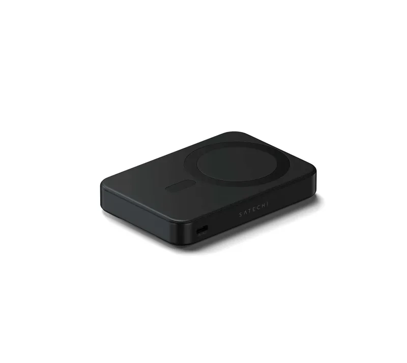 ( Повербанк с подставкой Qi2 10K Magnetic Power Bank Black — фото 1