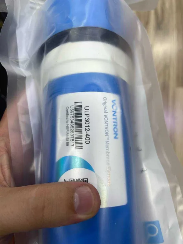 Мембрана обратноосмотическая 400 голонная Vontron до 1500л в сутки — фото 7