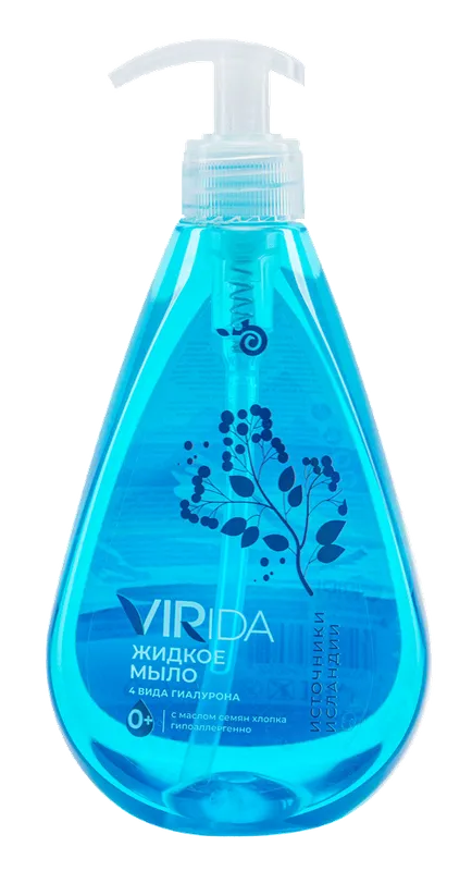 VIRida 0+ suyuq qo'l sovuni 500ml 3 VIRida 0+ suyuq qo'l sovuni 500ml 3