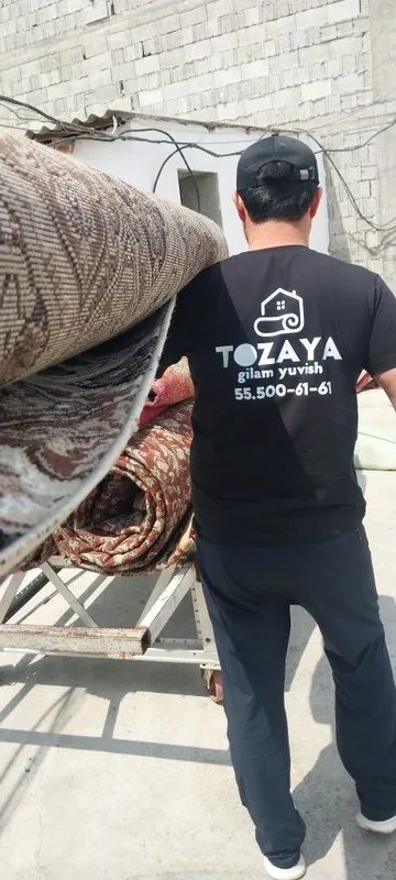 Gilam va yumshoq mebel adyol korpa korpacha yuvish xizmatlari bor — фото 1