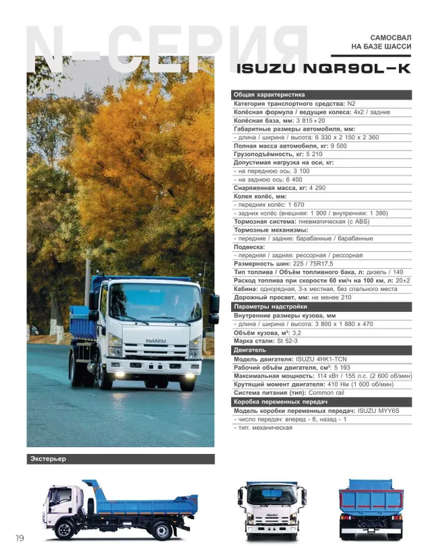 ISUZU NQR90L-K Samosval Muddatli to'lov 18 oygacha — фото 1