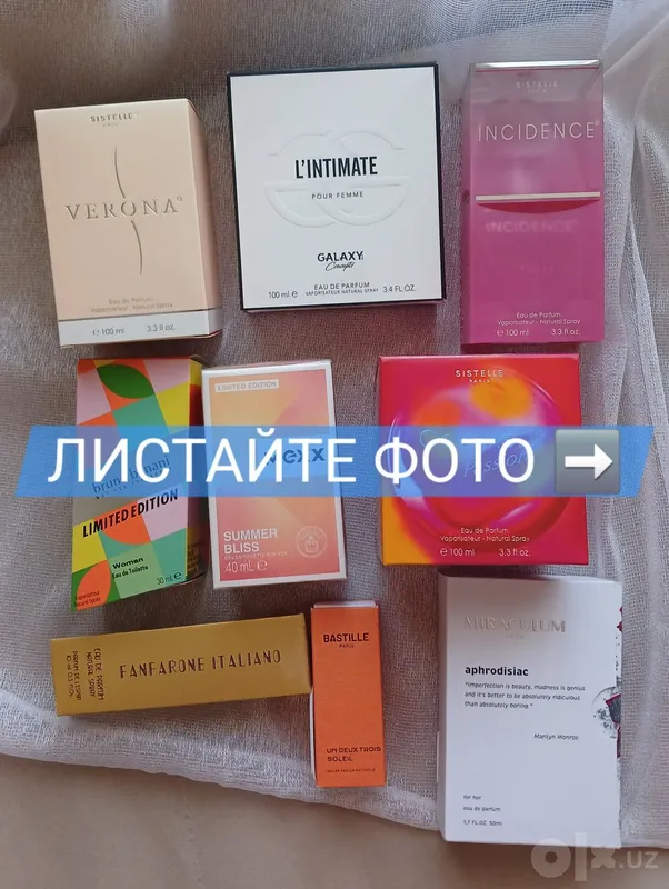 1-OKTABRGACHA! Zavod qadoğidagi yangi atir, 100% original 1 1-OKTABRGACHA! Zavod qadoğidagi yangi atir, 100% original 1
