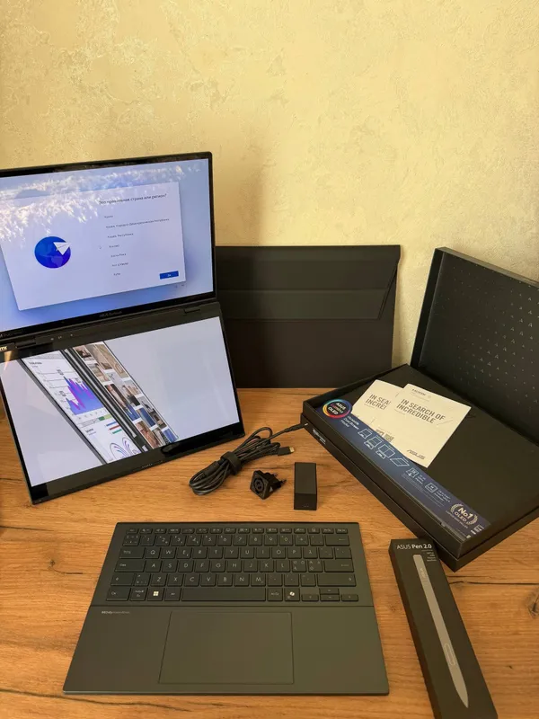ASUS Zenbook DUO OLED | Core Ultra 9 285H | 32GB | 2TB SSD | Новый 1 ASUS Zenbook DUO OLED | Core Ultra 9 285H | 32GB | 2TB SSD | Новый 1