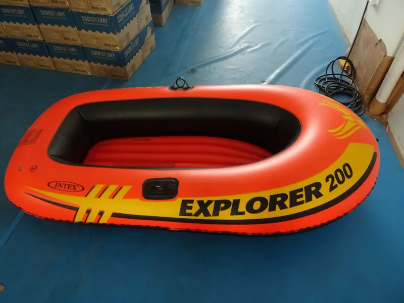 Надувная лодка Intex Explorer 200 (с вёслами и насосом) Идеальный выбо — фото 5