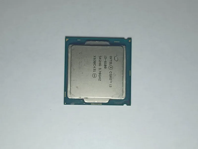 Intel core i3-6100 protsessori