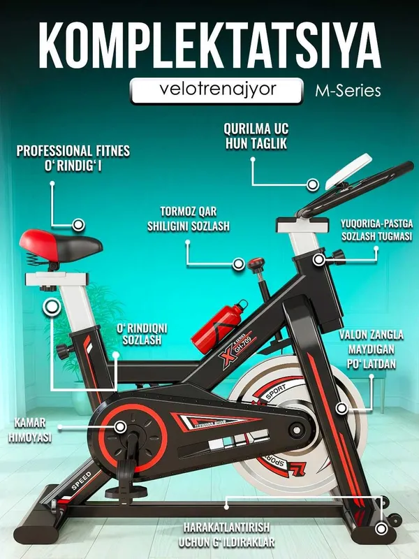 ES-01 velotrenajyor, 120 kg 6 ES-01 velotrenajyor, 120 kg 6