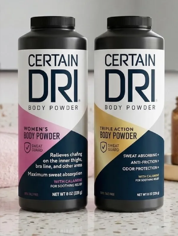 Присыпка Certain DRI Body Powder (США) — От пота и раздражений