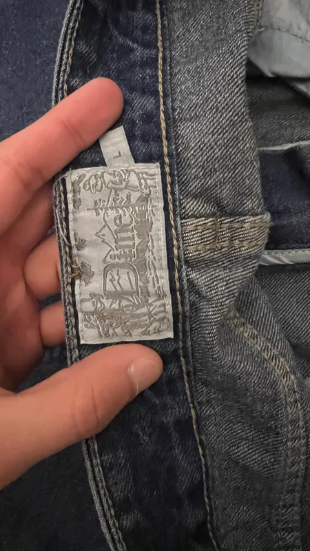 Dime jinsi shimlari ko‘k rangda, yangi 4 Dime jinsi shimlari ko‘k rangda, yangi 4