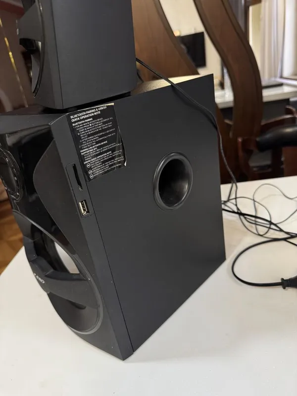 Акустическая система 2.1 F&D F380X (сабвуфер + 2 колонки) — фото 1 Акустическая система 2.1 F&D F380X (сабвуфер + 2 колонки) — фото 1