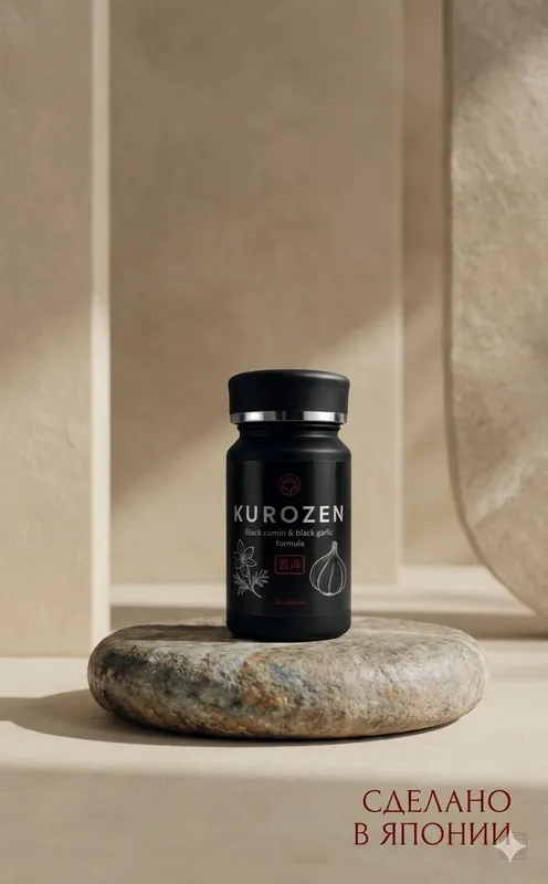 Kurozen — иммунитет, сосуды и защита организма изнутри.Сделано в Япони