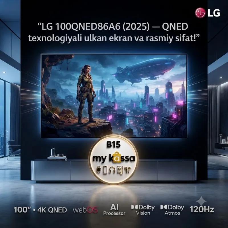 LG 100QNED86A6 (2025) • Dastavka • New LG 100QNED86A6 (2025) • Dastavka • New