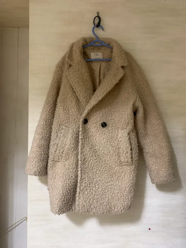 Зимнее пальто для девочек ZARA