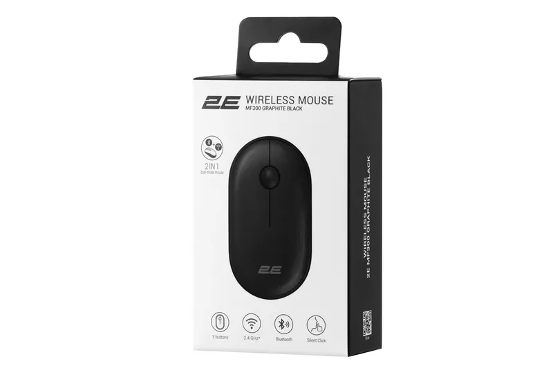 2E MF300 Silent, WL/BT, grafit-qora 7 2E MF300 Silent, WL/BT, grafit-qora 7