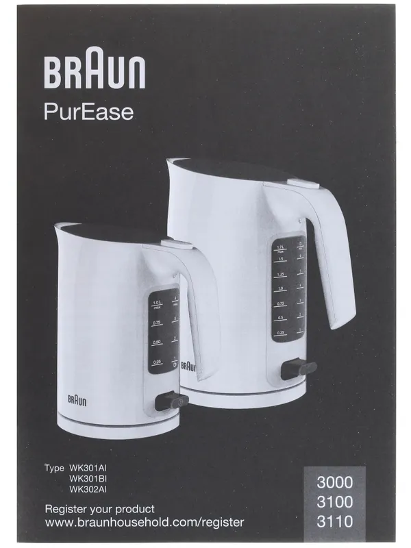 Электрочайник BRAUN WK3100WH — фото 4
