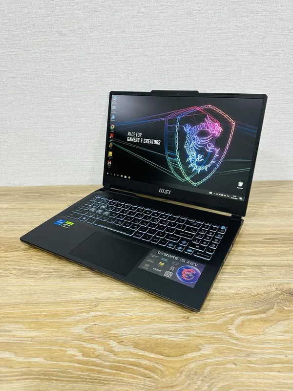 MSI CYBORG Core i5-12Gen/16/512/RTX4050-6GB Как Новый с Гарантией 2 MSI CYBORG Core i5-12Gen/16/512/RTX4050-6GB Как Новый с Гарантией 2