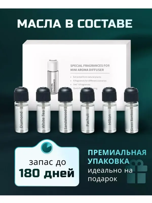освежитель воздуха аромадиффузор, беспроводной, 6 ароматов. 4
