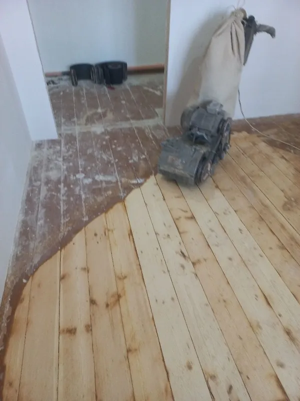 Пол шлифовка паркет — фото 7