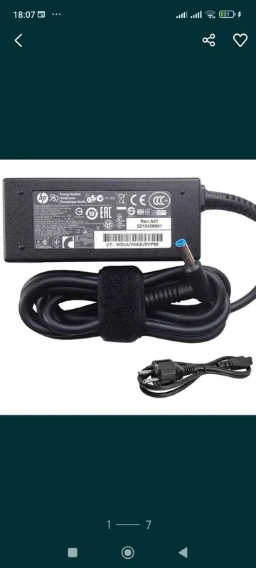 Скидка! Доставка! Блок питания HP 19,5 v 2,31 a / adapter 45W — фото 2