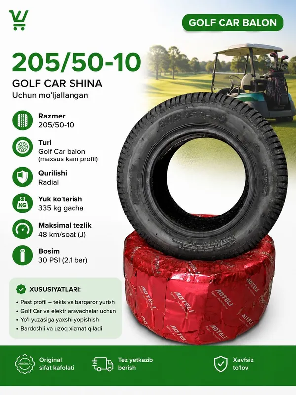 Golf Car Balon Sotiladi