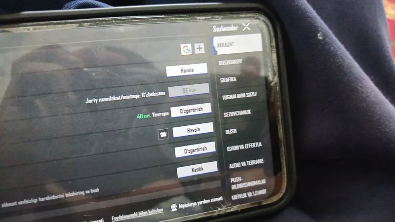 pubg mobile accaunt