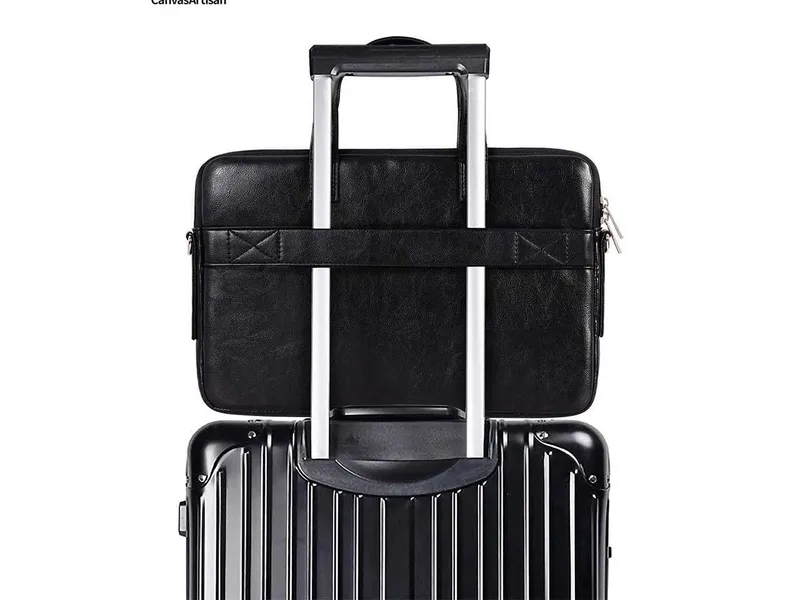 noutbuk sumka CanvasArtisan®️ 13.6″-15.6″ eko koja — фото 3