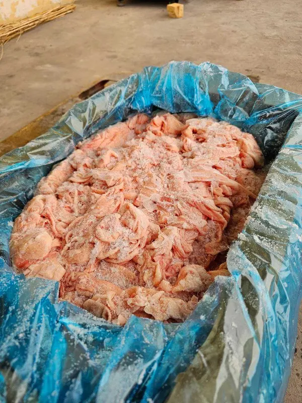 Кожа малая с грудки замороженная (шкура, terisi) — фото 1 Кожа малая с грудки замороженная (шкура, terisi) — фото 1