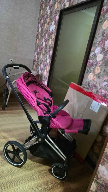 Продажа коляски Cybex Priam 3 Platinum розовая — фото 2