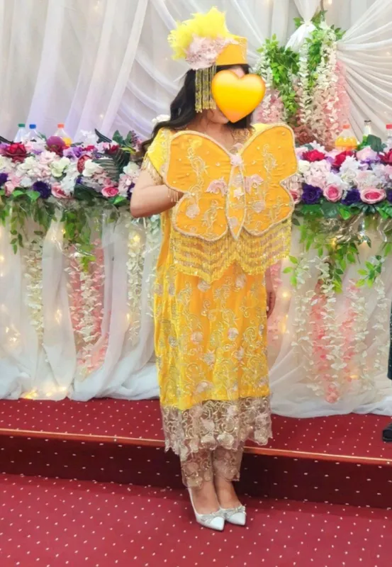 Chaqirdi va kelin salom uchun ko'ylak yangi