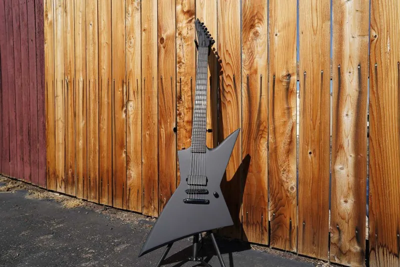 Электрогитара LTD EX-7 Baritone Black Metal 7 Black Satin (обмен)
