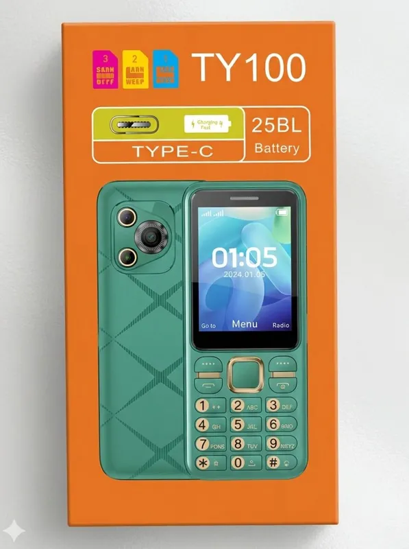TY100 tugmali telefoni