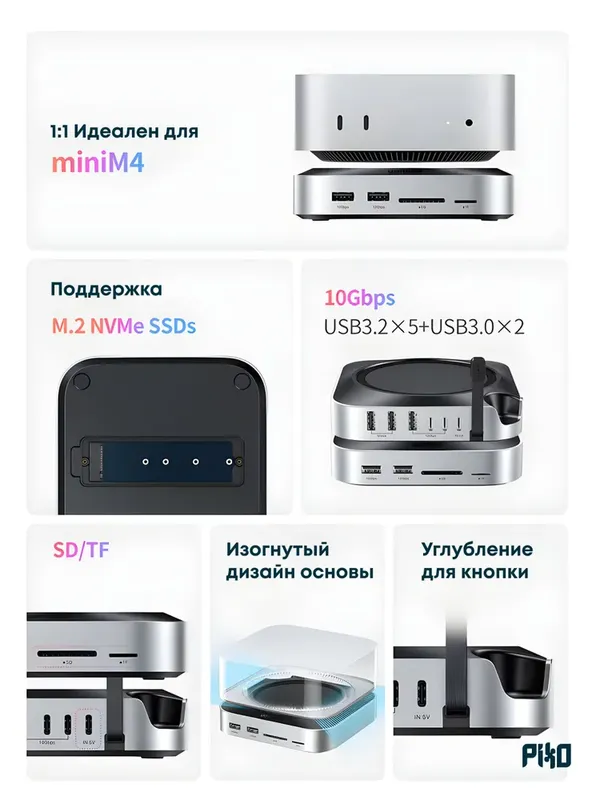 UGREEN Док-станция USB-C 11 в 1 — фото 2