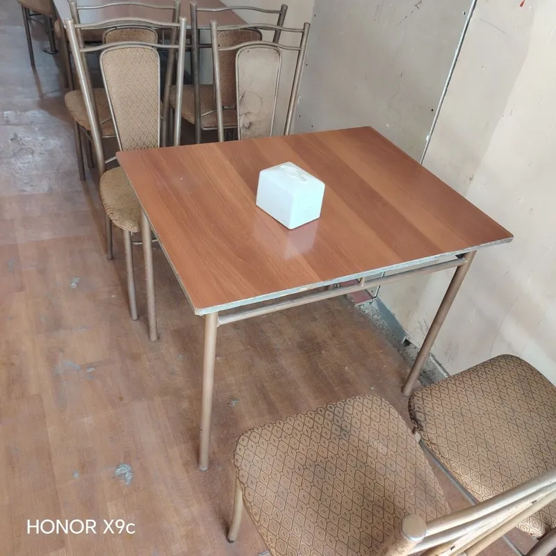 Cafe jihozlari stol stul xoladilnik va tokli pechka — фото 4