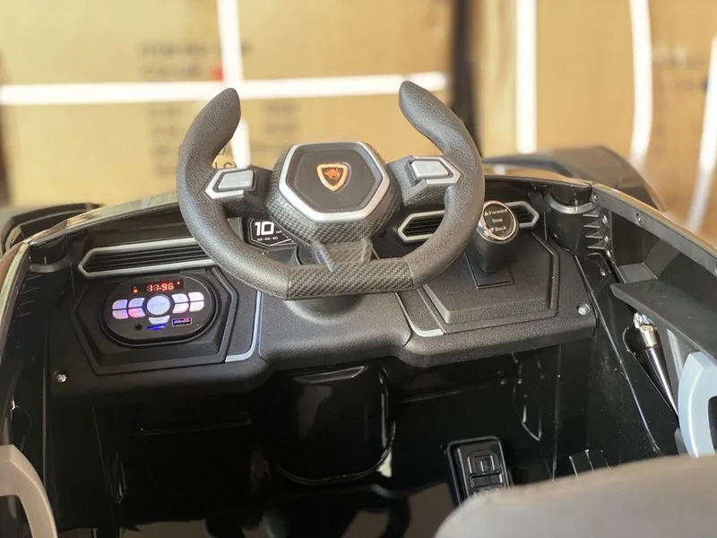 Lamborghini детская машина с открывающимися вверх дверями, электромобиль 8