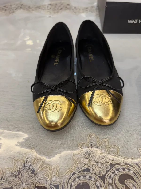 балетки Chanel  одевала 1раза 38размер  цена 250 с — фото 1