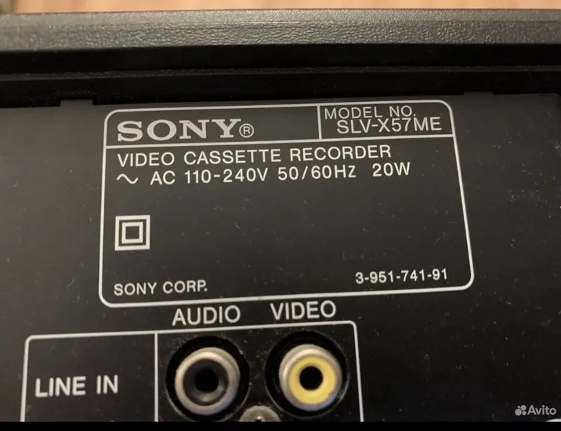 Видеомагнитофон Sony SLV-X57ME ,4 головочный 7 Видеомагнитофон Sony SLV-X57ME ,4 головочный 7