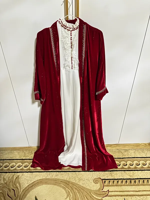 Kelinchak abaya qizil