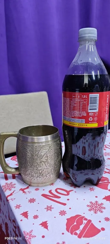 Латуная кружка,60 годов . Индия 4