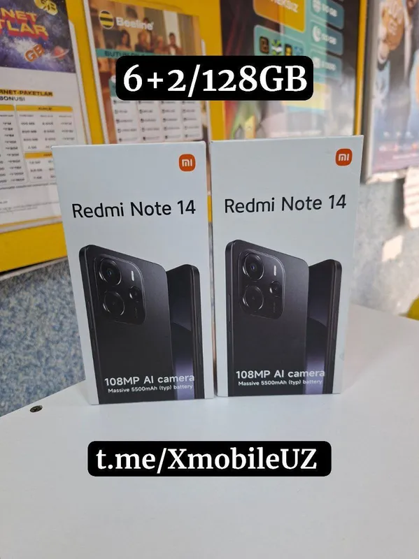 Redmi Note 14 6+2/128GB Redmi Note 14 6+2/128GB