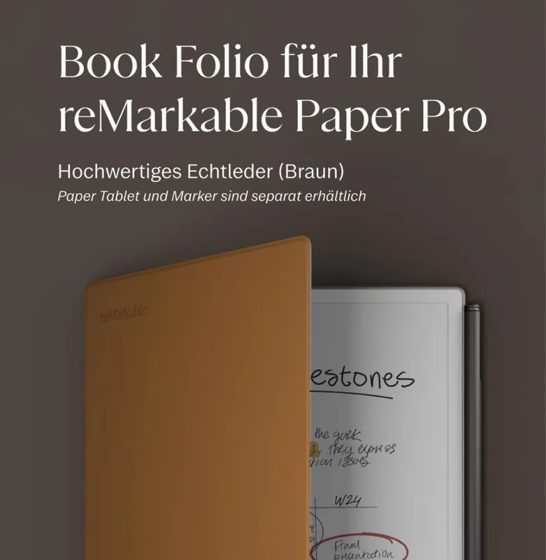 Remarkable Paper Pro Marker Plus Genuine leather Кожаный 3