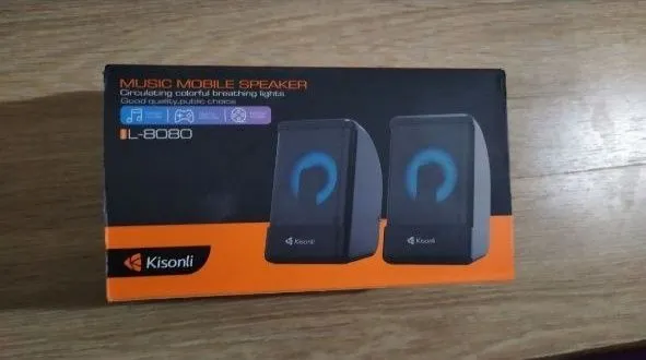 Колонки kisonli rgb подсветка Колонки kisonli rgb подсветка