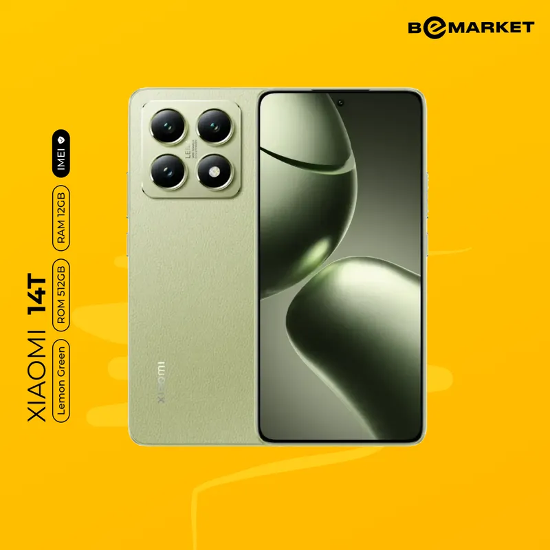 Xiaomi 14T, Lemon Green, 12/512 GB 1 Xiaomi 14T, Lemon Green, 12/512 GB 1