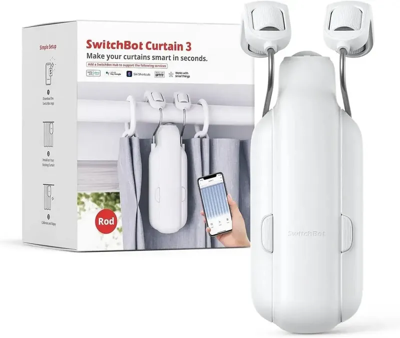 SwitchBot Curtain 3 — pardalar uchun aqlli privod 1 SwitchBot Curtain 3 — pardalar uchun aqlli privod 1