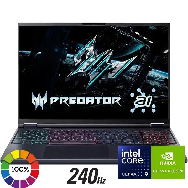 Acer Predator ultra9-275hx Rtx 5070 1