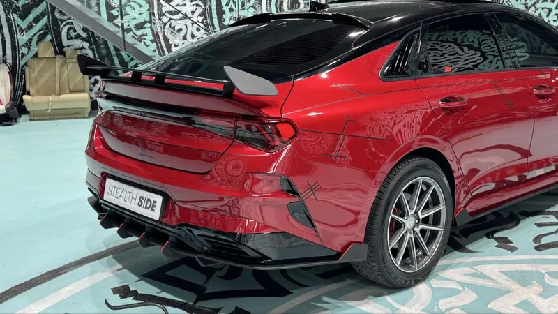 Kia K5 spoiler Антикрыло Спойлер Тюнинг — фото 1